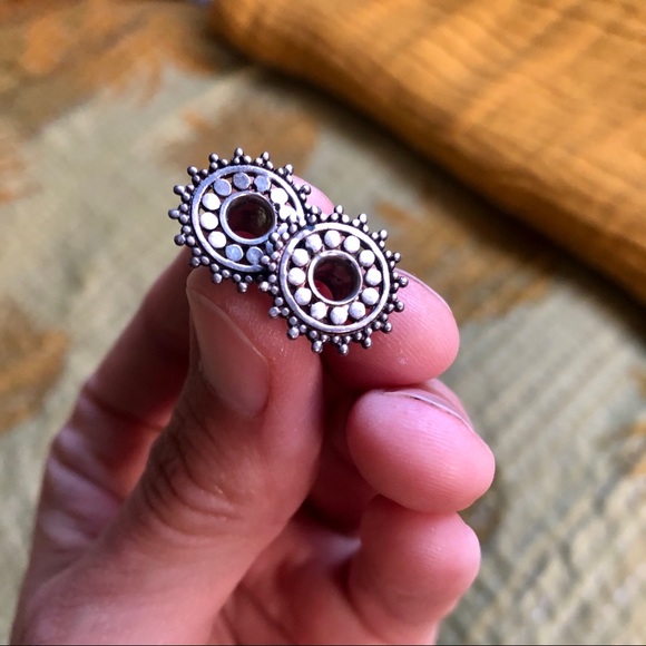 Sterling Silver Earrings, 4 gauge - Picture 2 of 5